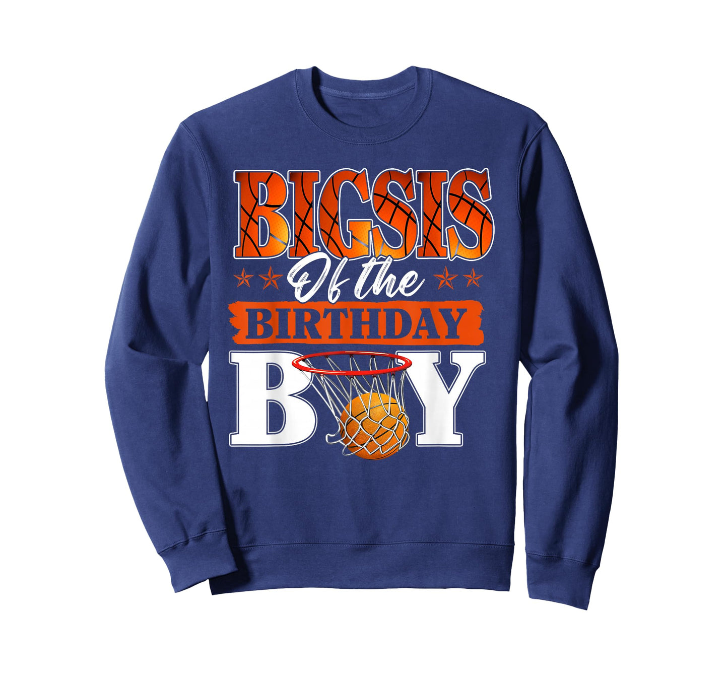 Basketball BIGSIS of The Birthday Boy Family Matching T-Shirt
