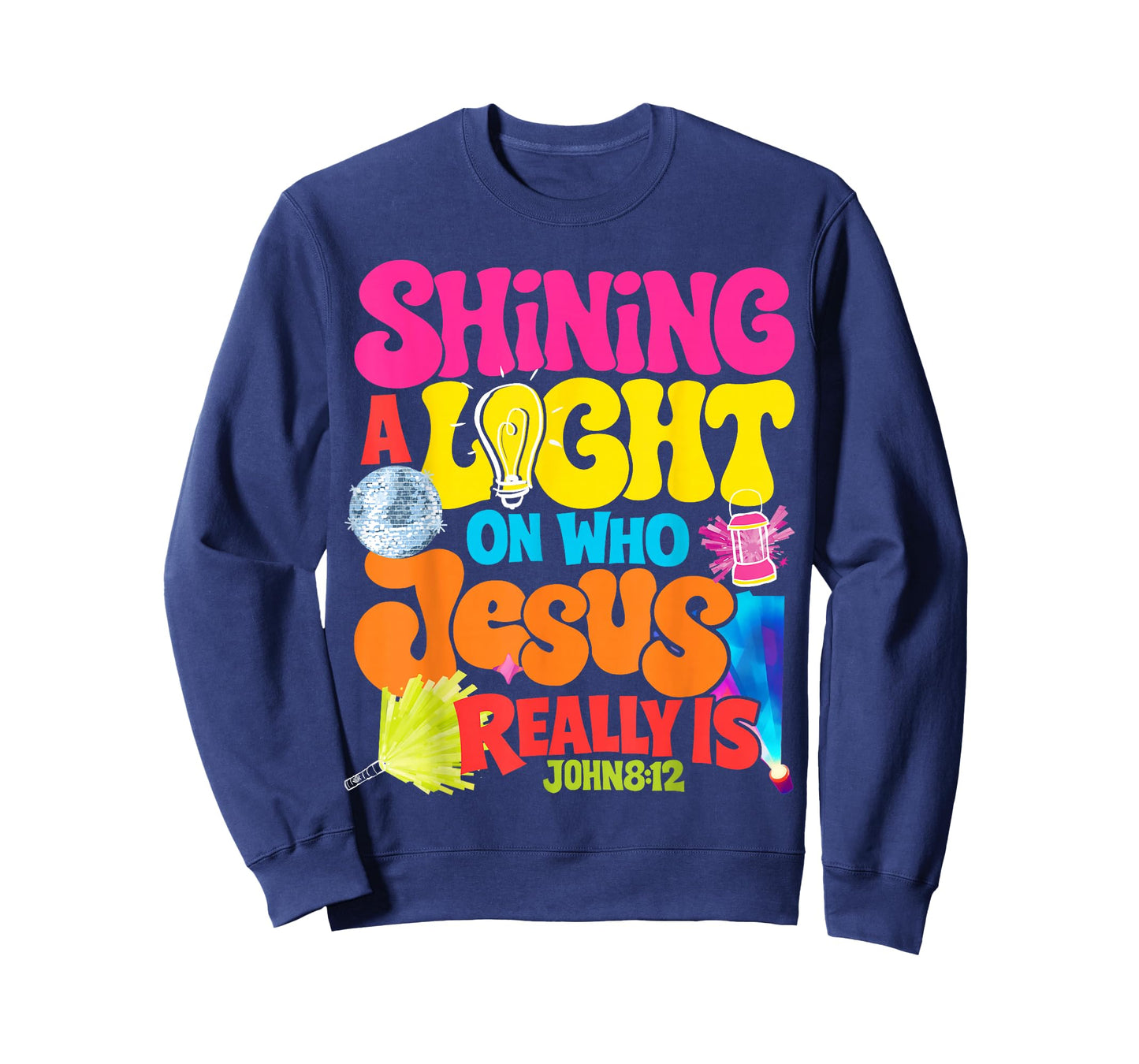 Shining A Light On Who Jesus Really is Cute VBS 2026 Kids T-Shirt