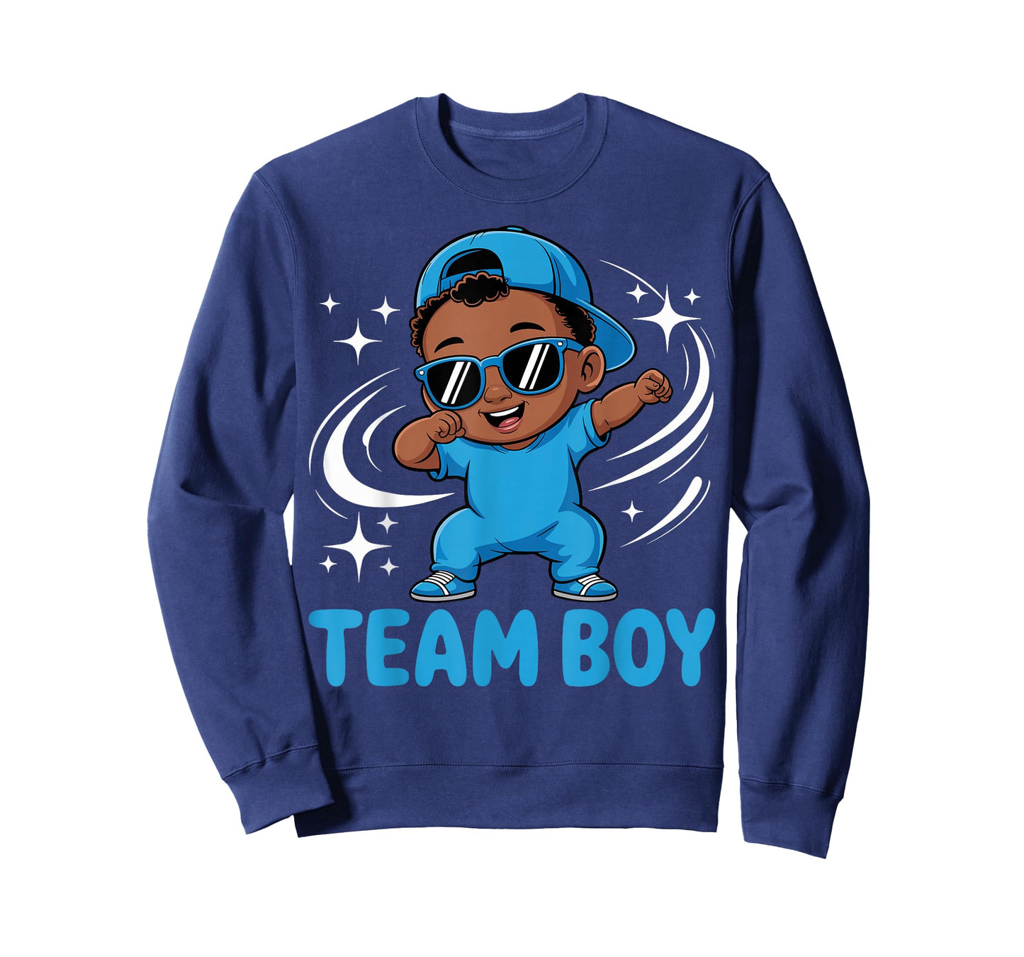 Team Boy Baby Announcement Gender Reveal Family Party T-Shirt