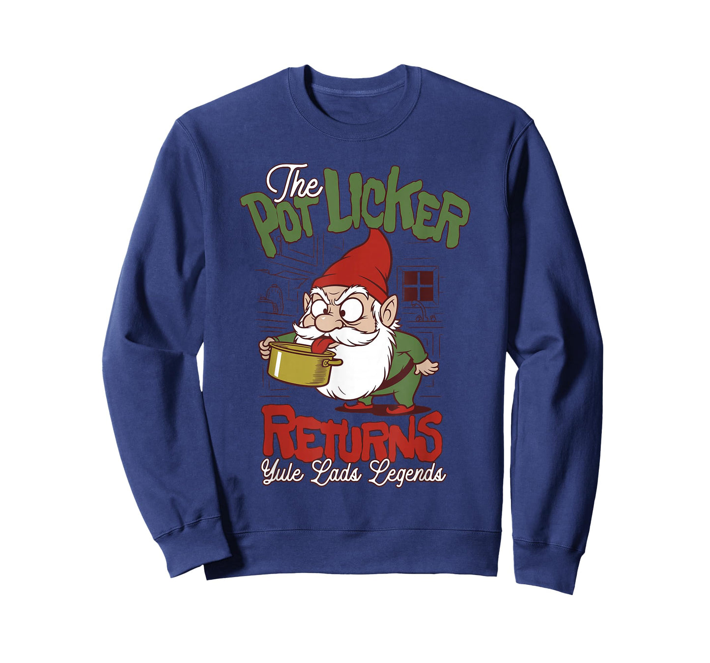 Pot Licker Returns Icelandic Yule Lads Holiday Humor T-Shirt