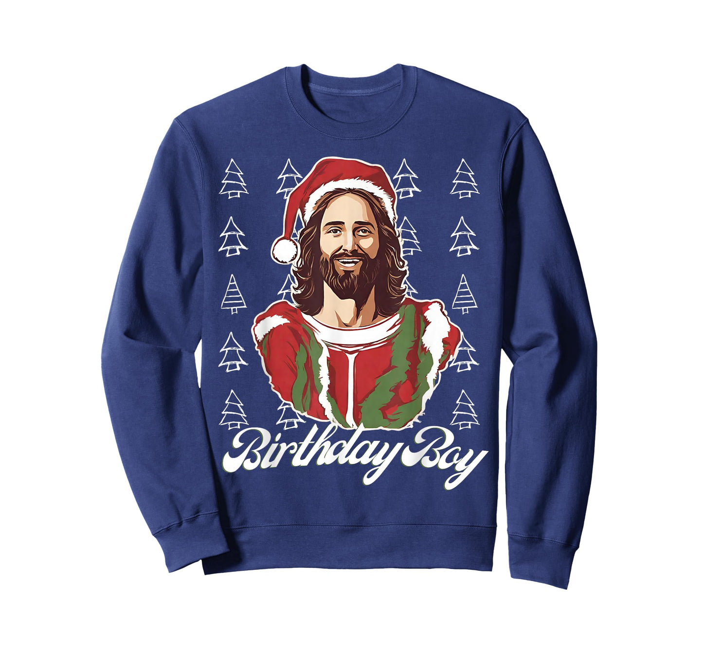 Jesus Birthday Boy Christmas Xmas Holiday Funny Ugly Sweater T-Shirt