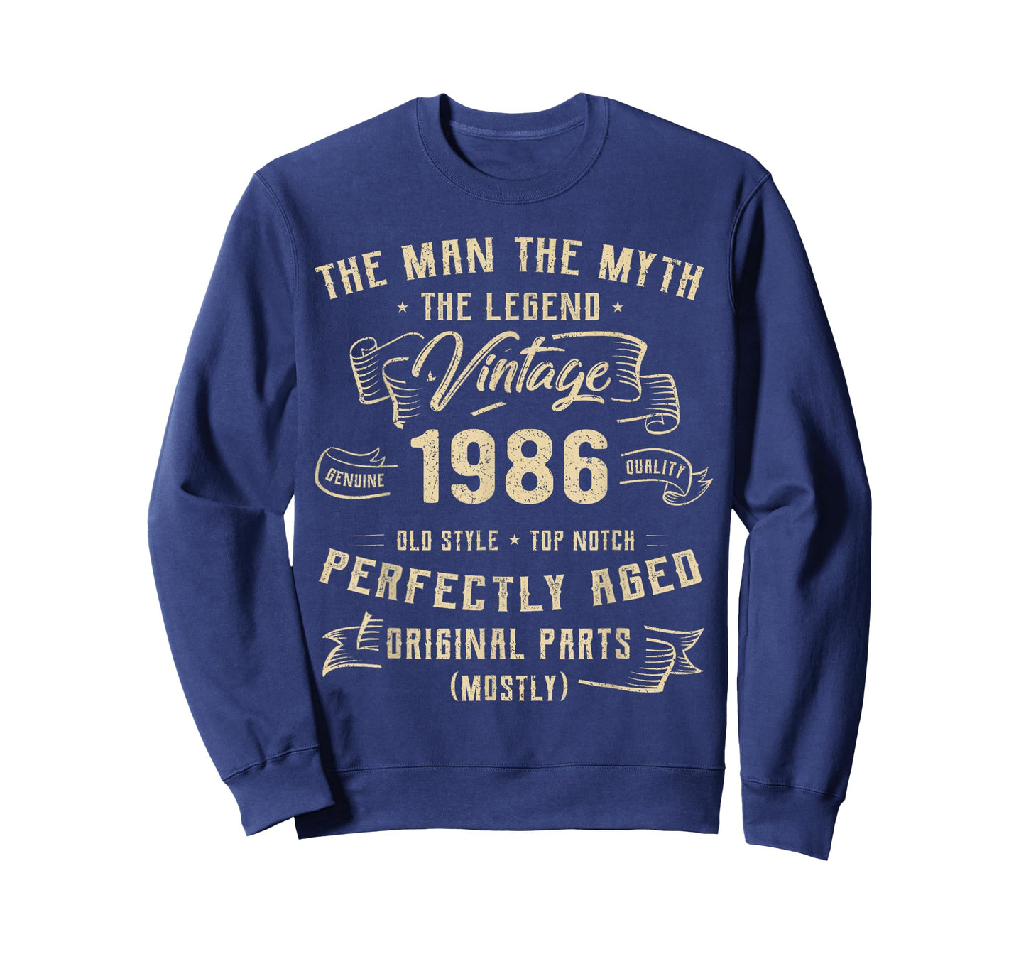40 Years Old Gift Vintage 1986 Man Myth Legend 40th Birthday T-Shirt
