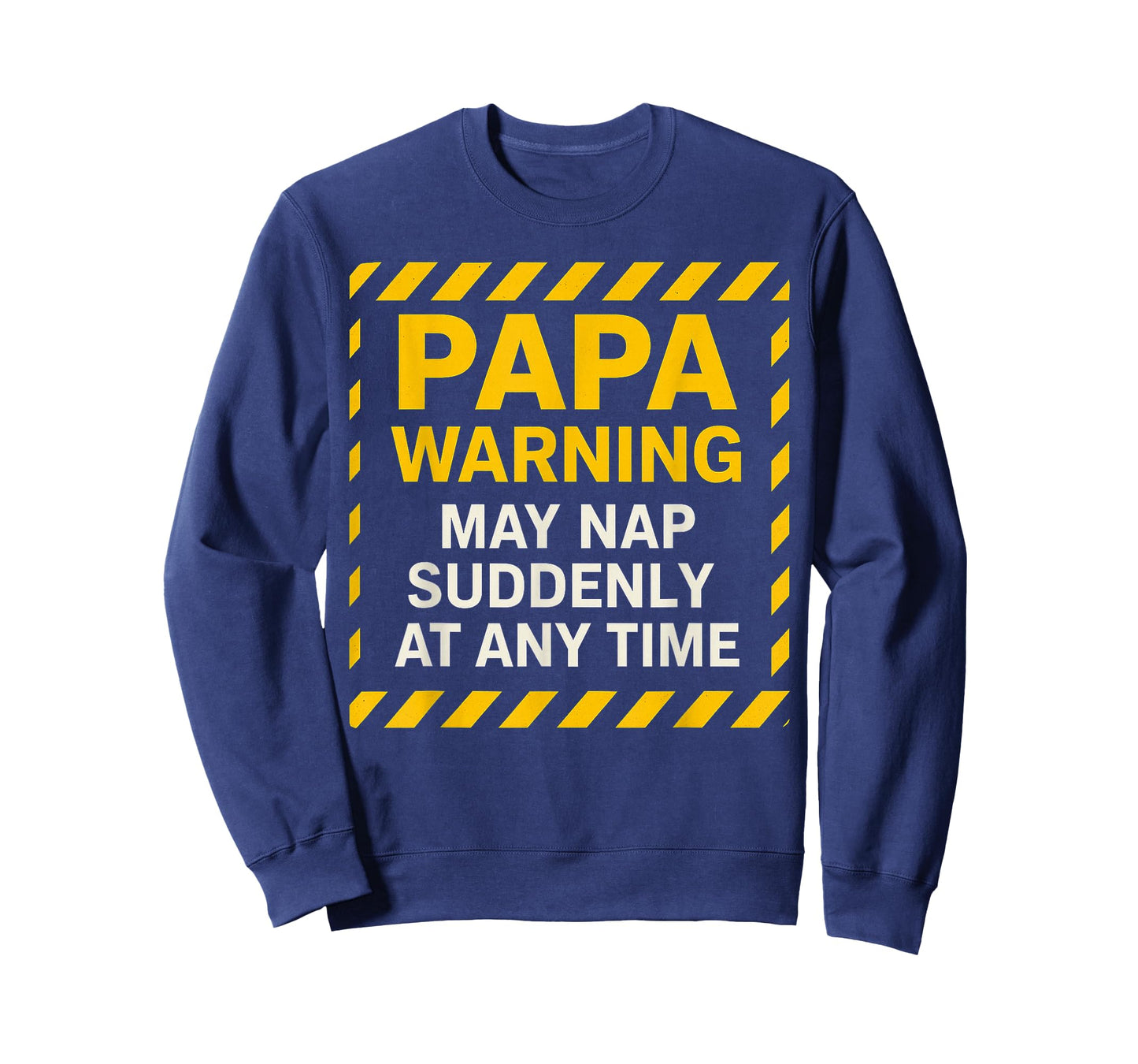 Papa Warning May Nap Suddenly Humor for Tired Dad Papa Joke T-Shirt