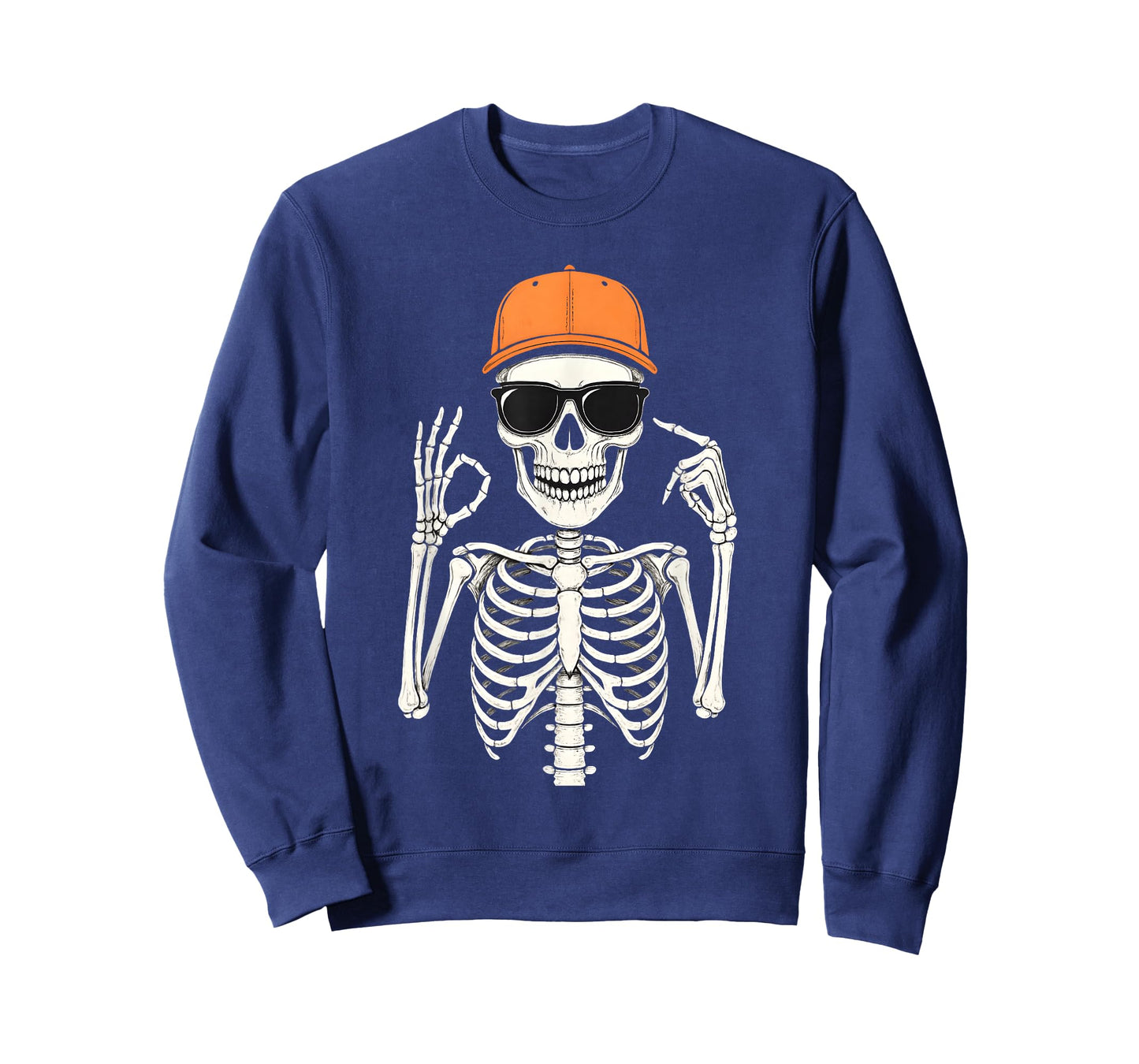 6 7 Meme Skeleton Hand Halloween Funny Six Seven Boy Men Kid T-Shirt