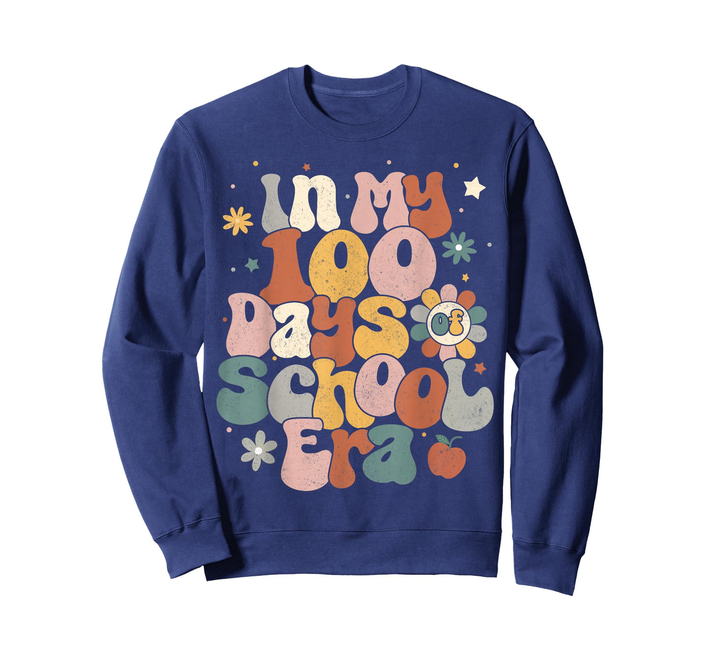 in My 100 Days of School Era Retro 100th Day of School T-Shirt