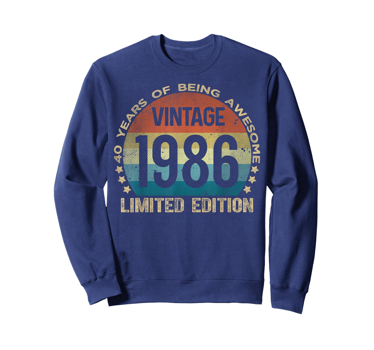 40 Year Old Gifts Vintage 1986 Limited Edition 40th Birthday T-Shirt