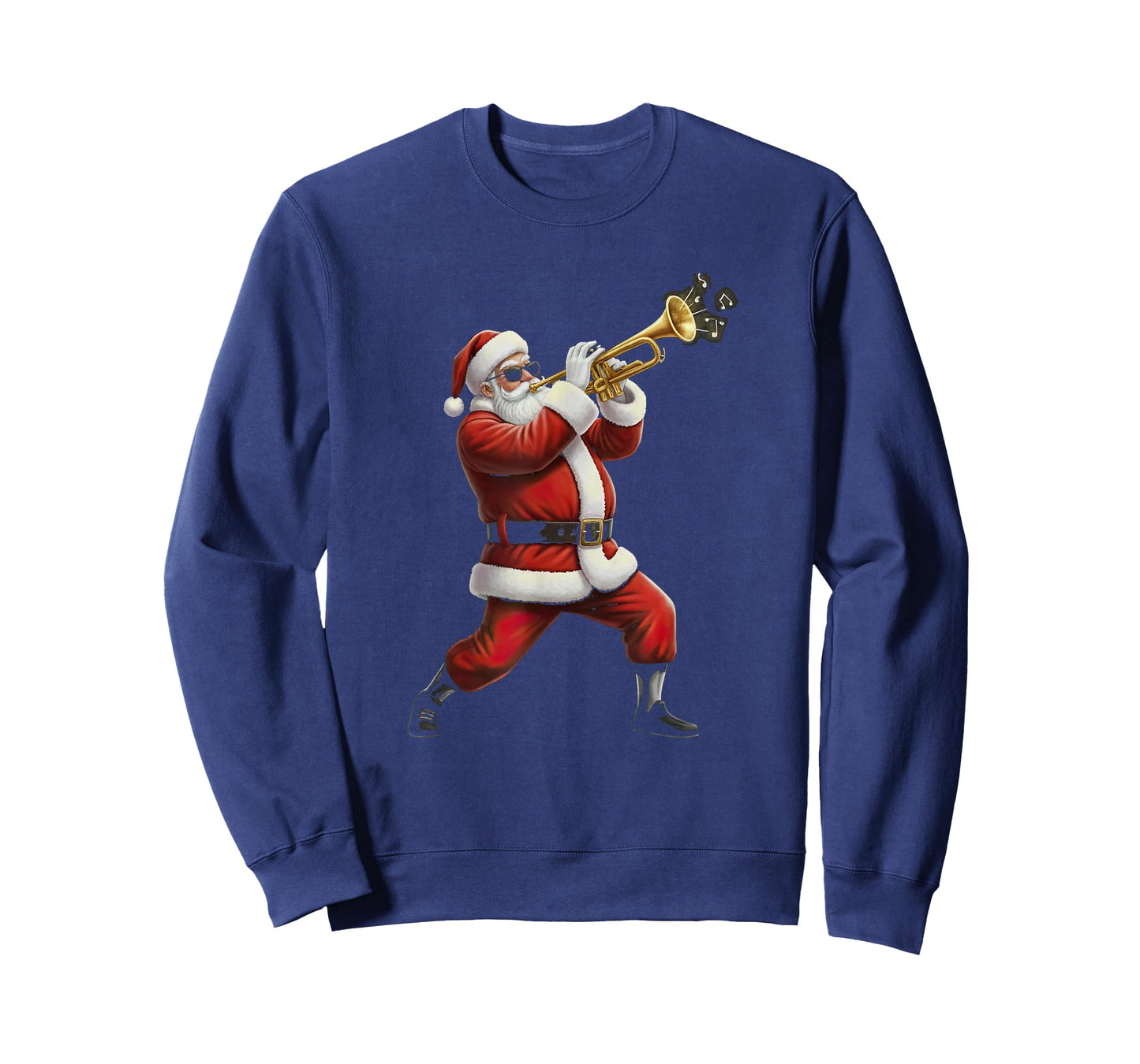 Funny Trumpet Santa Christmas Graphic Player Trumpetist T-Shirt