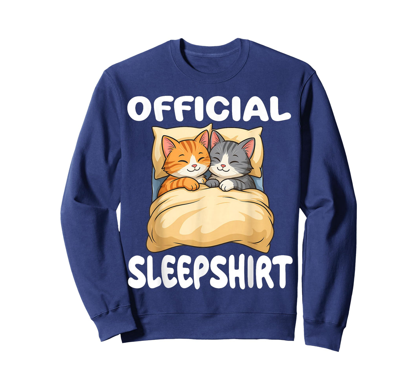 Official Sleepshirt Cute Sleeping Cat Animal Lovers Pajama T-Shirt