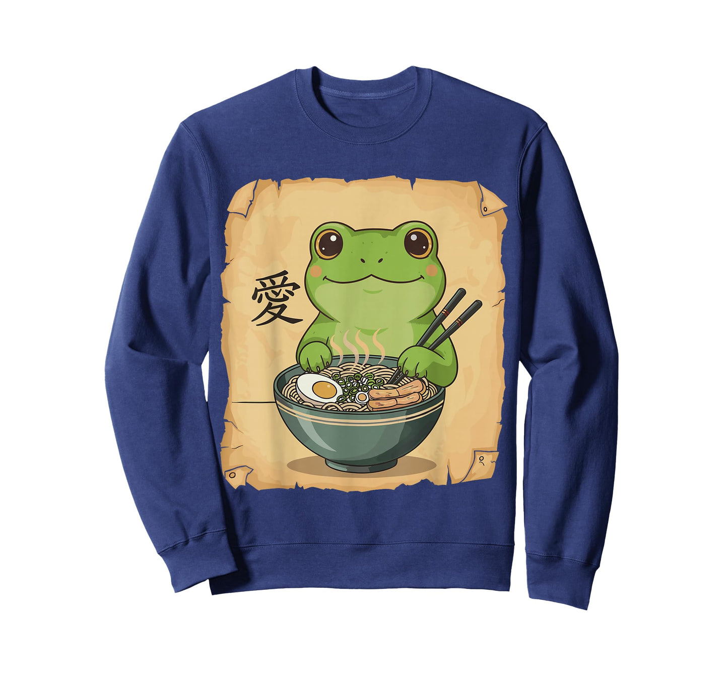 Ramen Frog Noodle Kawaii Lover Japanese Funny Graphic T-Shirt