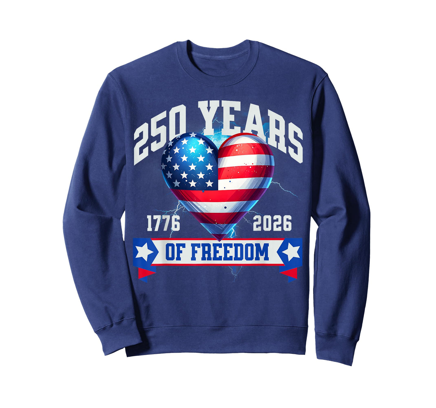 Pride in 250 Years of Freedom 1776-2026 Independence Day T-Shirt