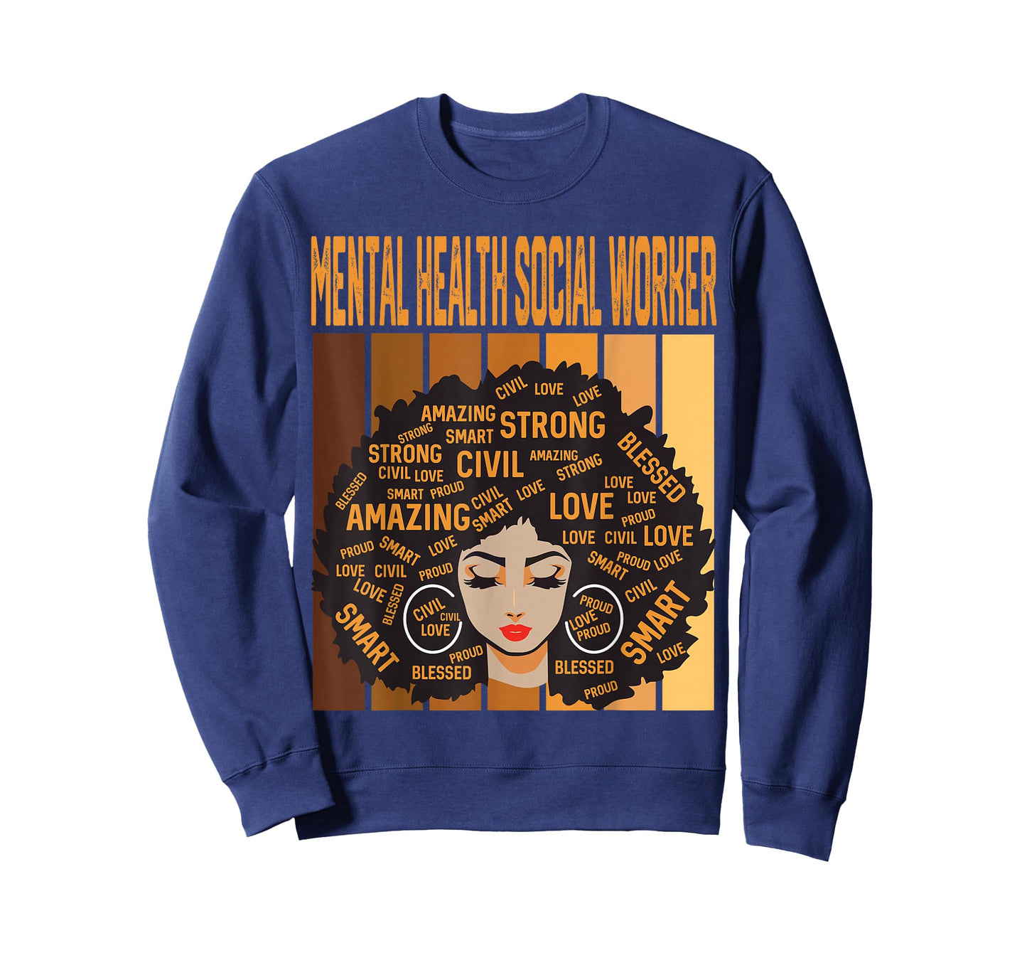 Mental Health Social Worker Black History Month Pride T-Shirt