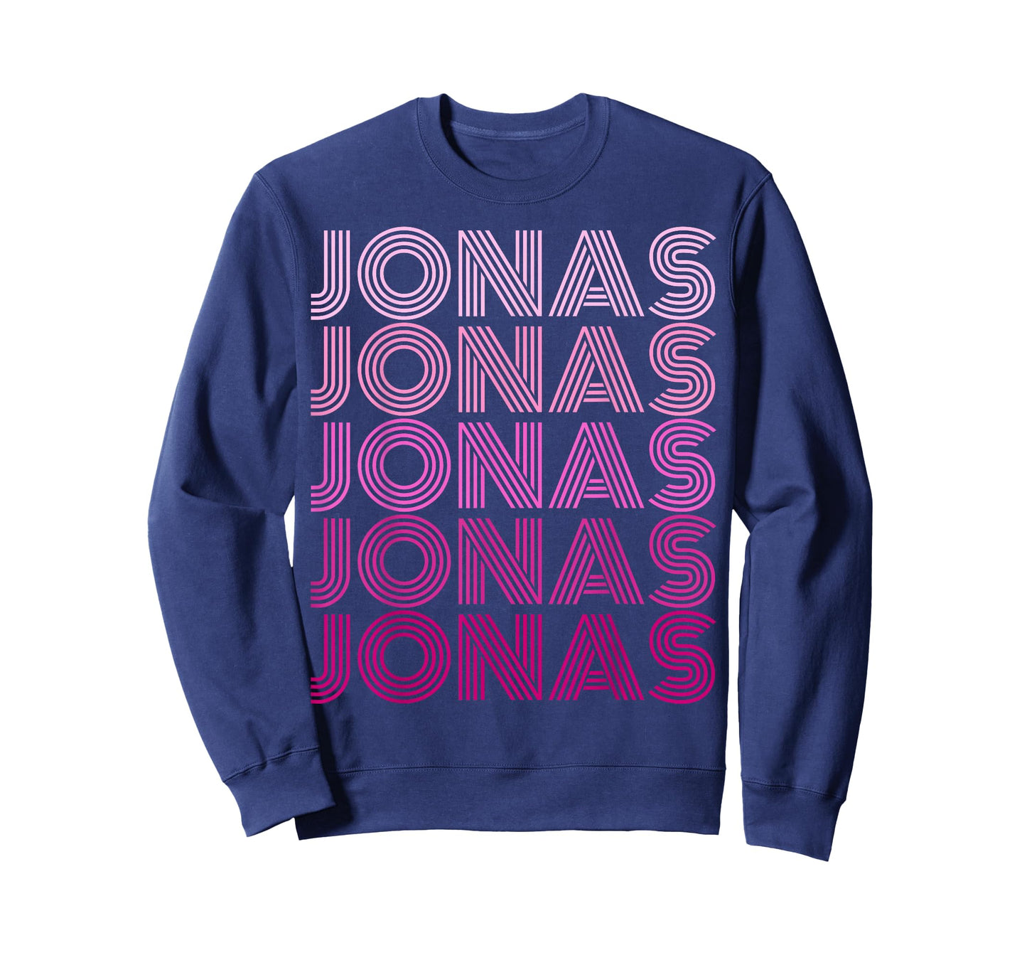 Retro Jonas First Name I Love Jonas 80's Vintage Birthday T-Shirt