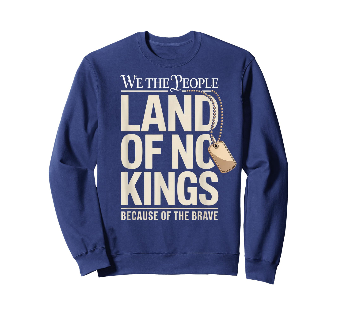 America Vintage No Kings Day Because of The Brave T-Shirt