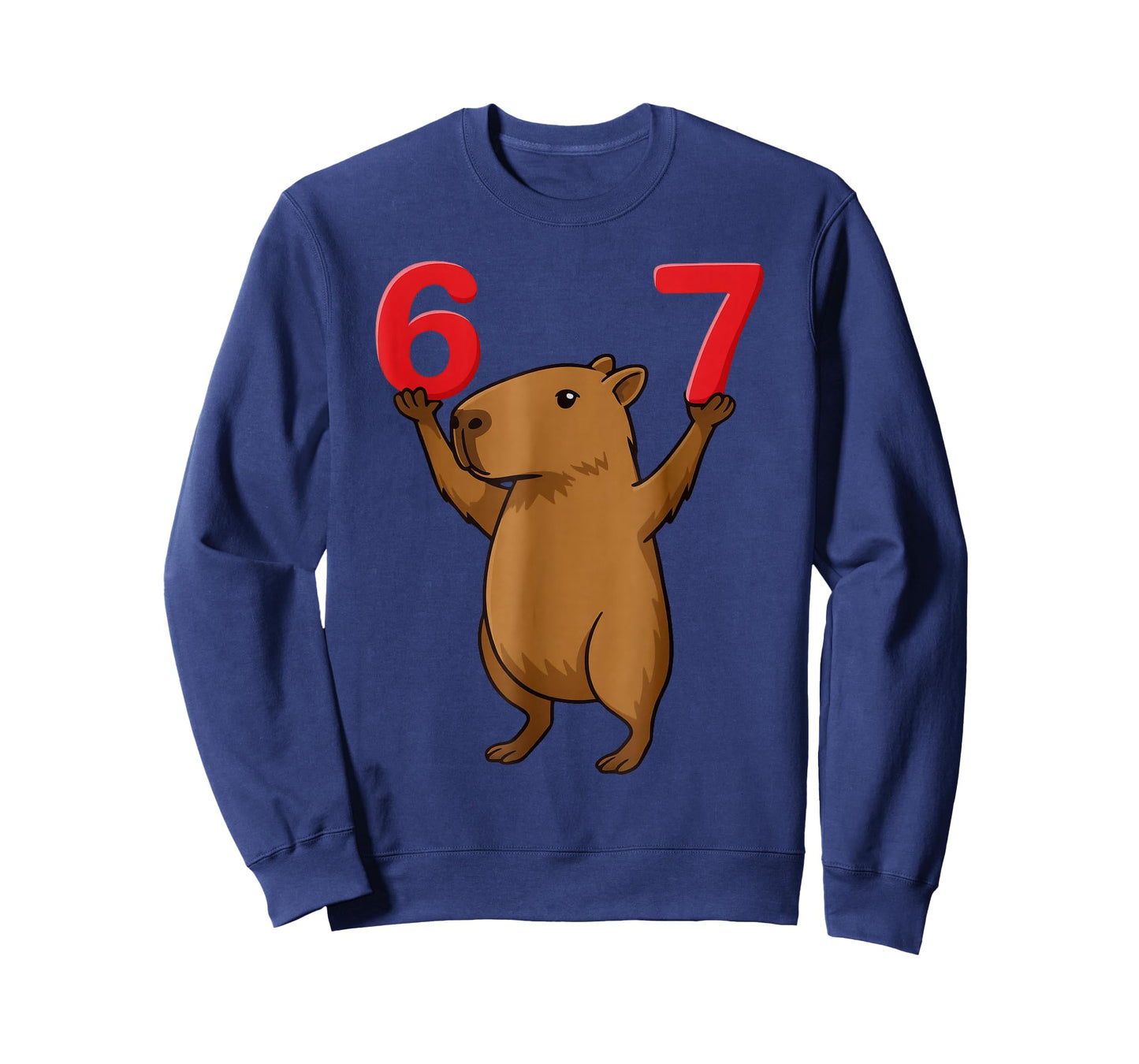Capybara 67 Meme Six Seven Funny T-Shirt