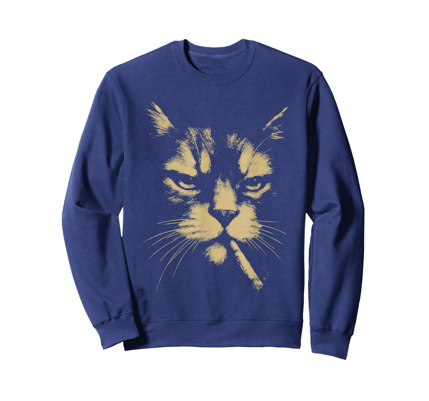 Funny Smoking Cat, Cigarette Kitty Gen Z Meme, Cat Lover T-Shirt