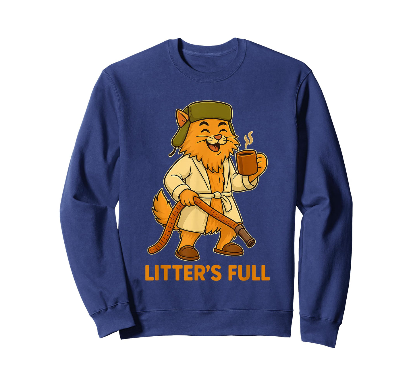 Funny Christmas Vacation Litter s Full Cat Parody Tee T-Shirt
