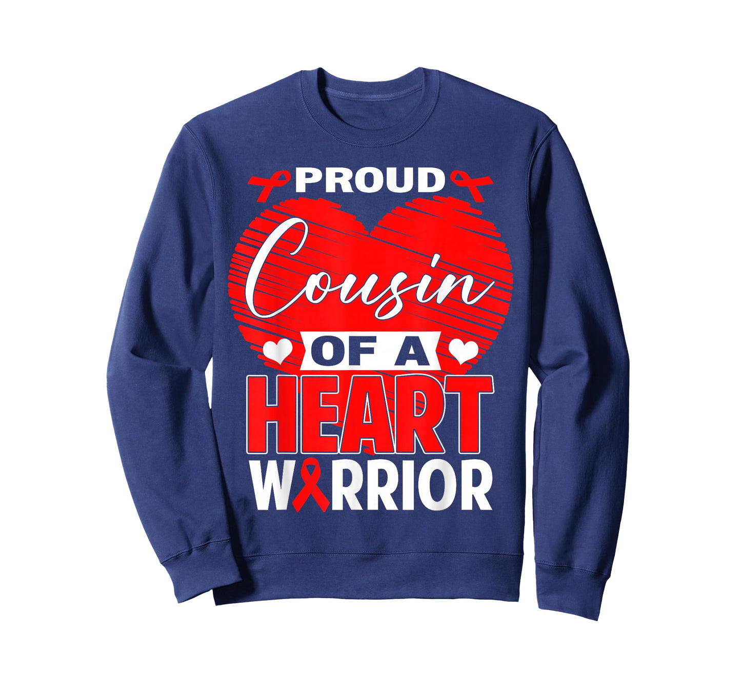 Proud Cousin of Heart Warrior Heart Disease Awareness T-Shirt
