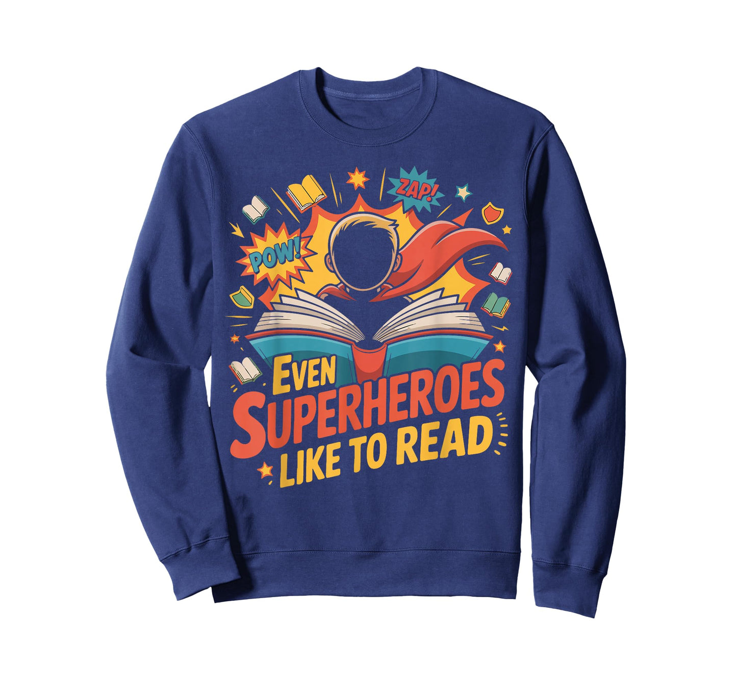 Book Reading Superheroes Like to Read T-Shirt