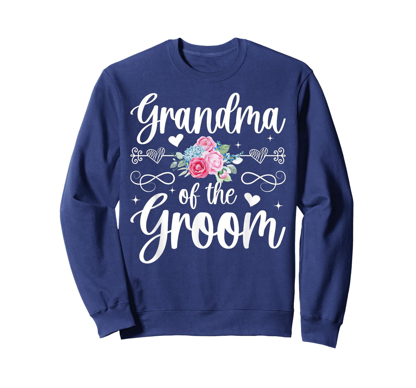 Groom's Grandma of The Groom Flowers Groom Grandma T-Shirt