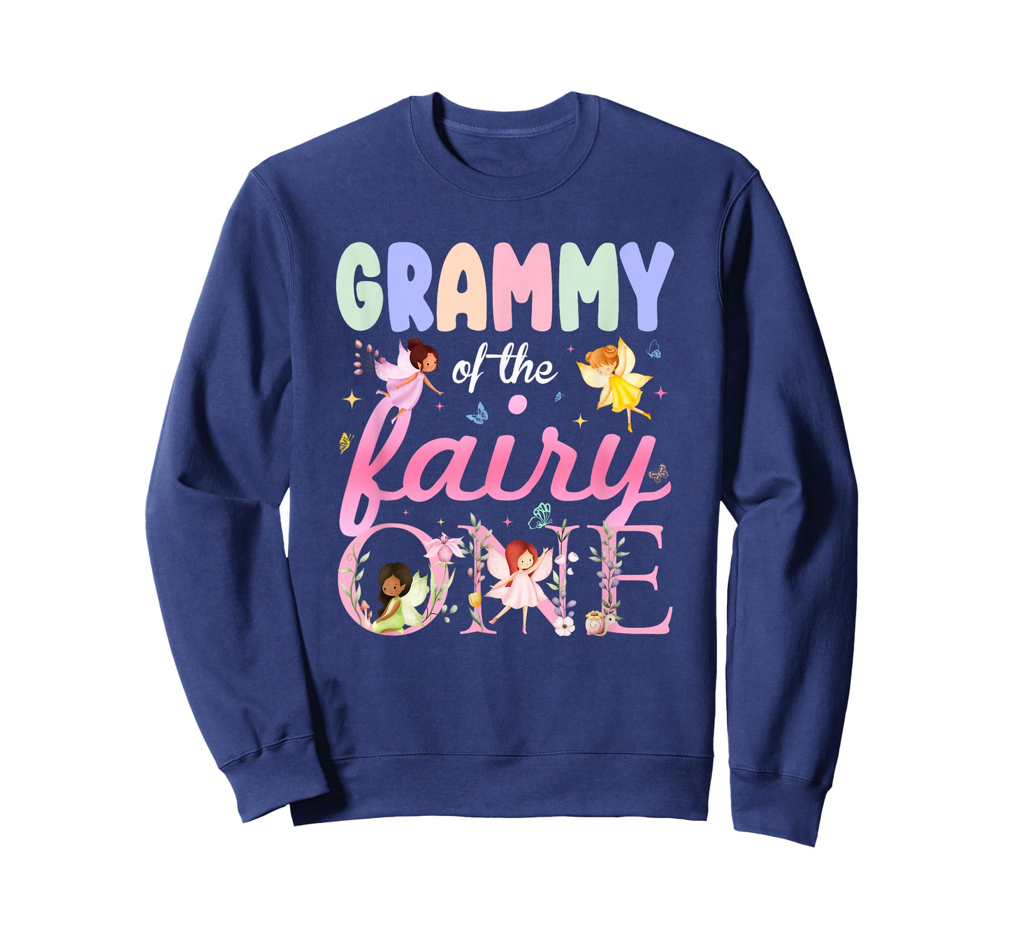 Grammy of The Fairy One 1St Birthday Girl Family Matching T-Shirt