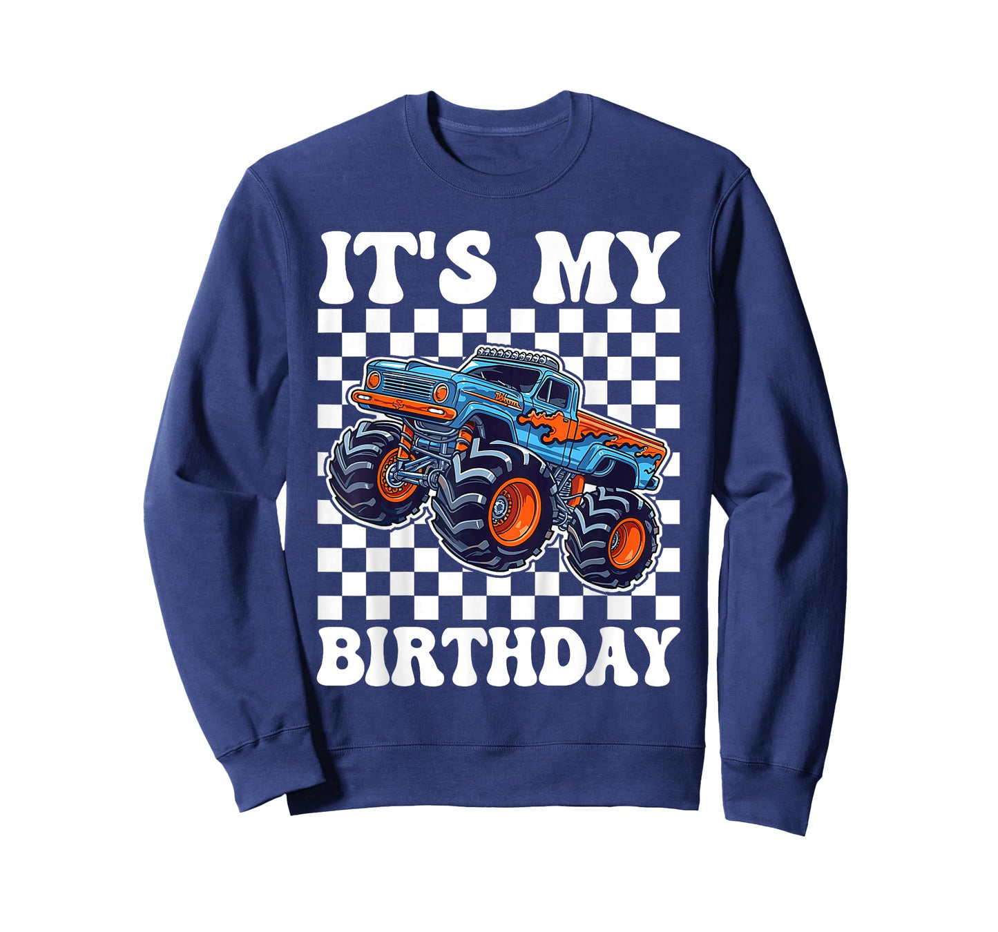 It's My Birthday Boy Monster Truck Bday Party Kids Boy T-Shirt