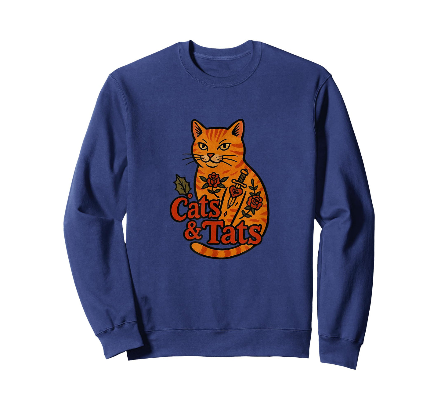 Cats & Tats Kitty Cat Tattoo Lovers Design Cat Lover T-Shirt