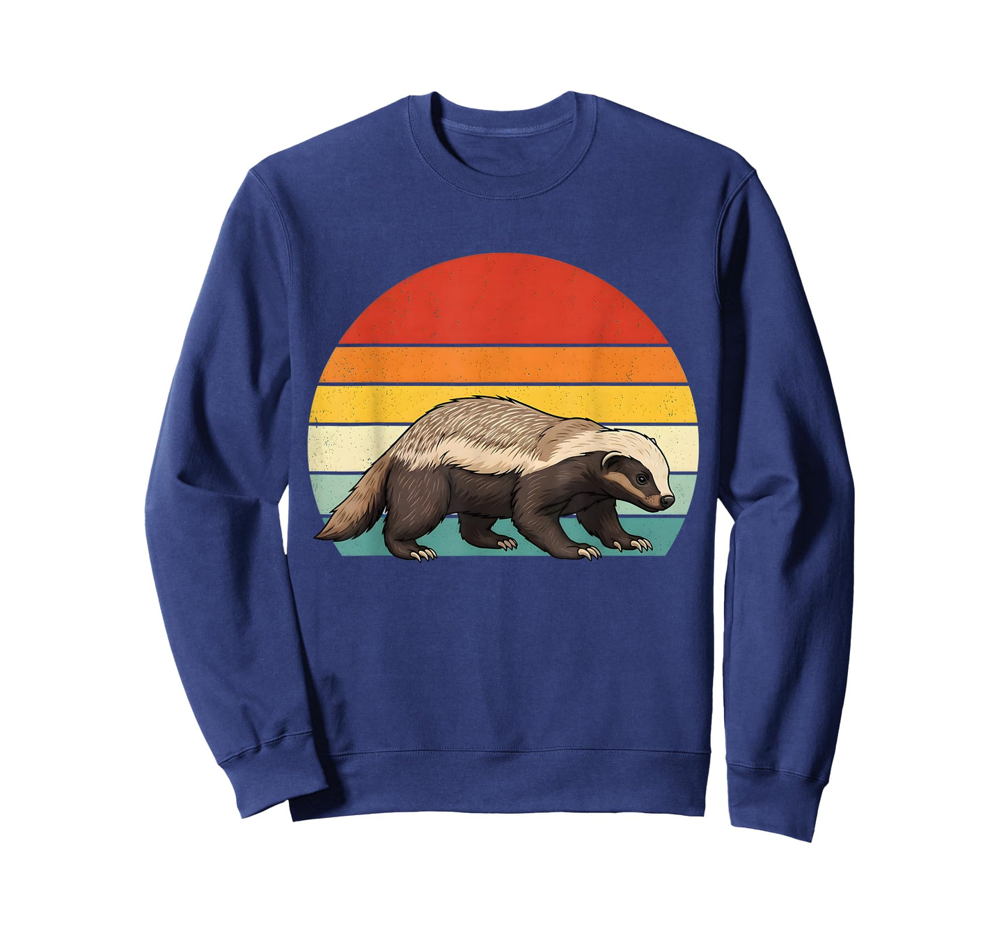 Vintage Honey Badger Retro Wildlife Animal Lover Men Women T-Shirt