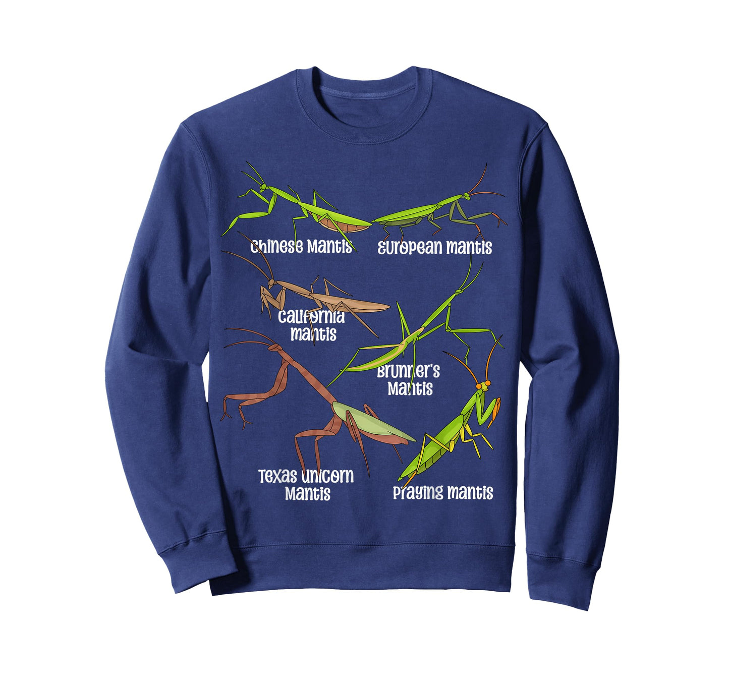 Praying Mantis Lover Kids Insects Species Praying Mantis T-Shirt