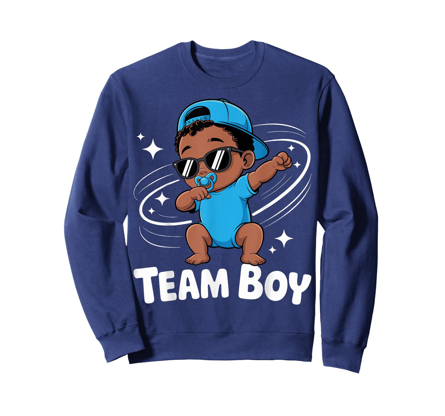 Team Boy Baby Announcement Gender Reveal Family Party T-Shirt