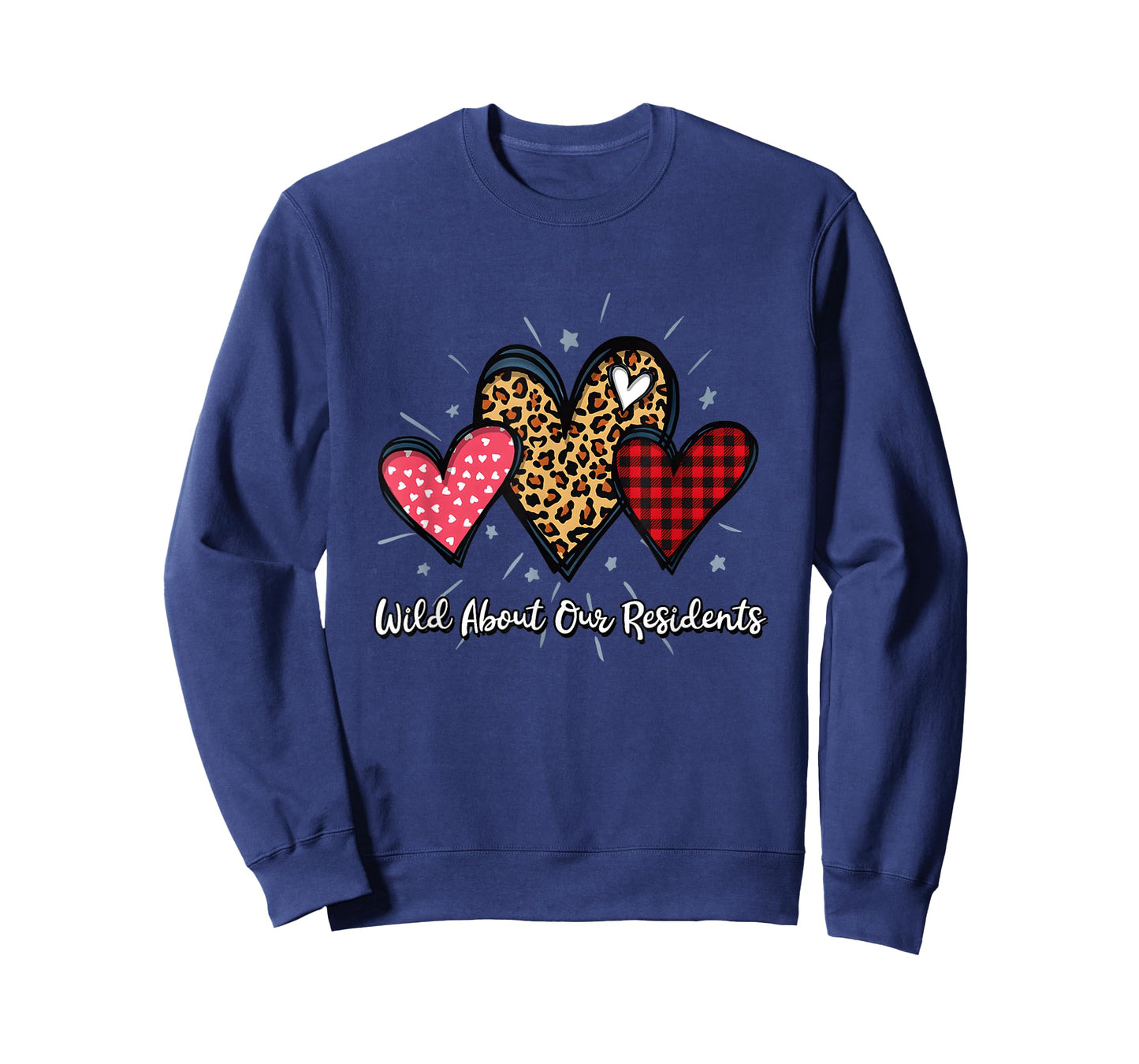 Wild About Our Residents Valentines CNA Caregiver Nursing T-Shirt