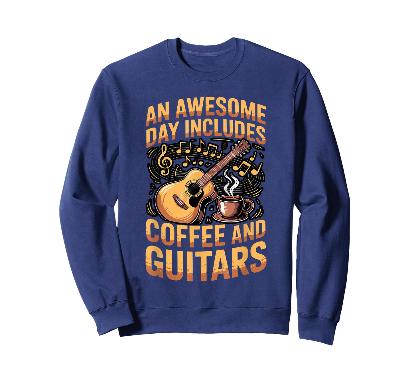 Coffee and Guitars Composer Music Instrument Musician Guitar T-Shirt