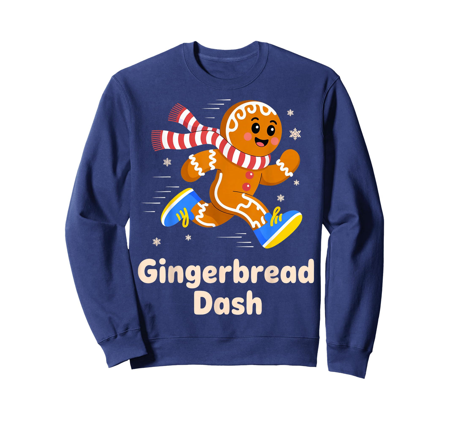 Christmas Gingerbread Dash Running Runner Xmas Marathon 5k T-Shirt