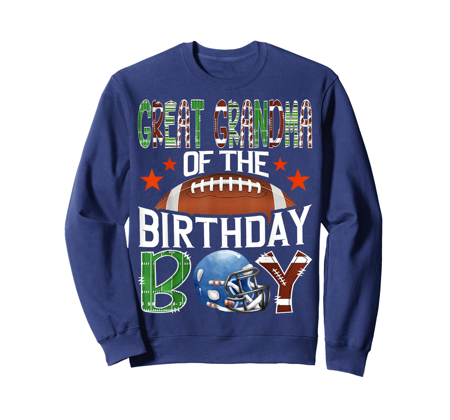 Great Grandma of The Birthday Boy Game Day Football Lover T-Shirt