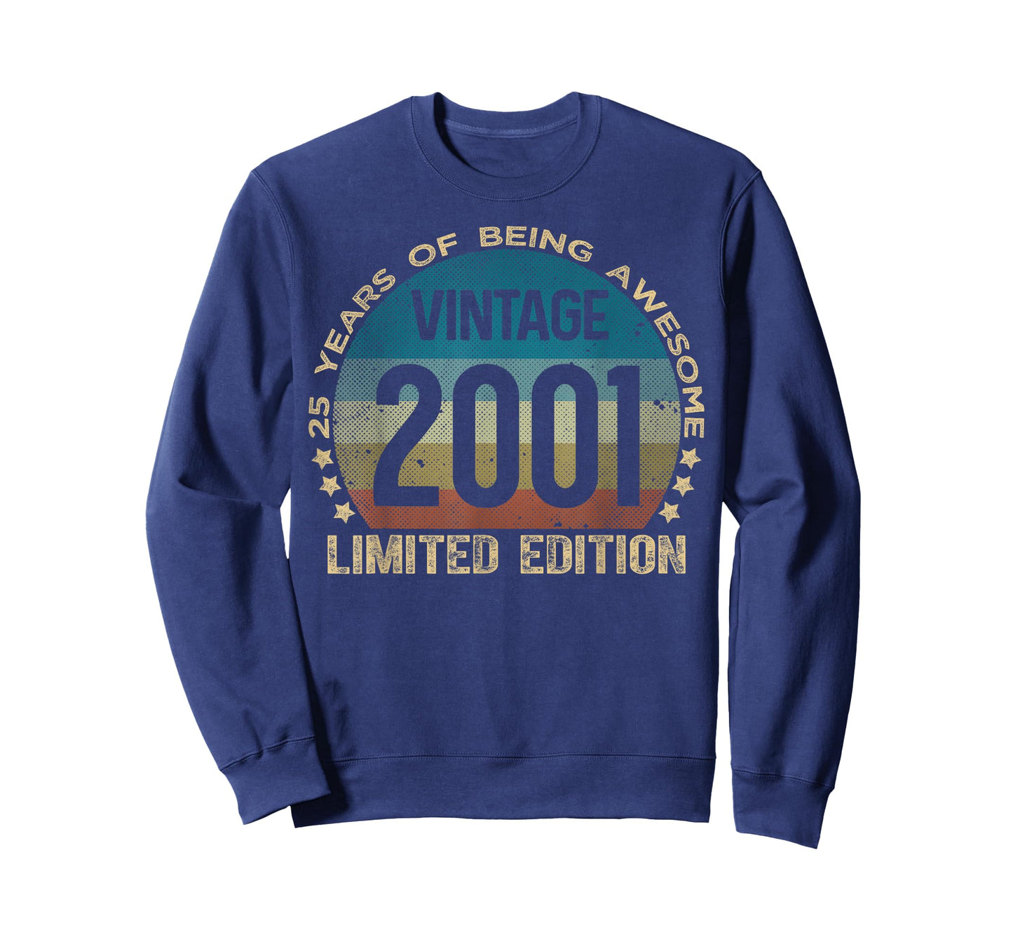 25 Year Old Gifts Vintage 2001 Limited Edition 25th Birthday T-Shirt