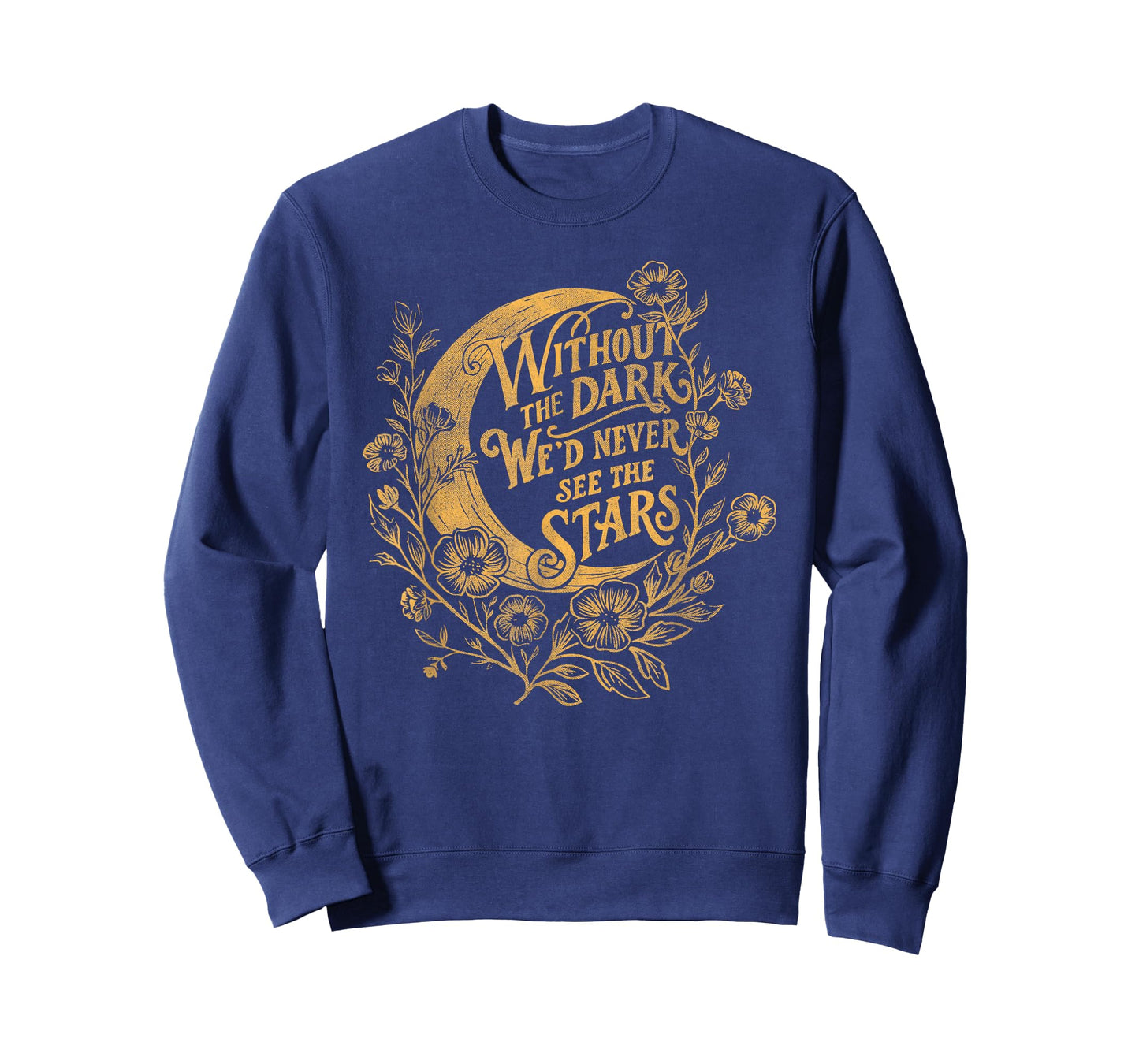 Inspirational Celestial Moon, Stars Quote, Edgar Allan Poe T-Shirt