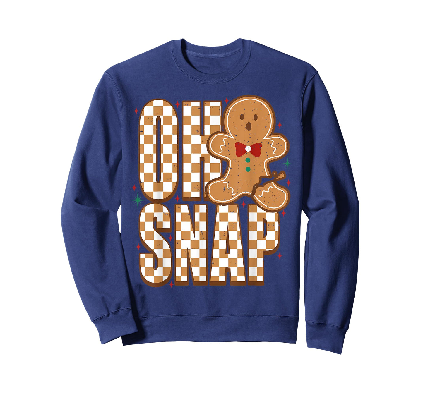 Oh Snap Gingerbread Man Funny Christmas Xmas Men Women Kids T-Shirt