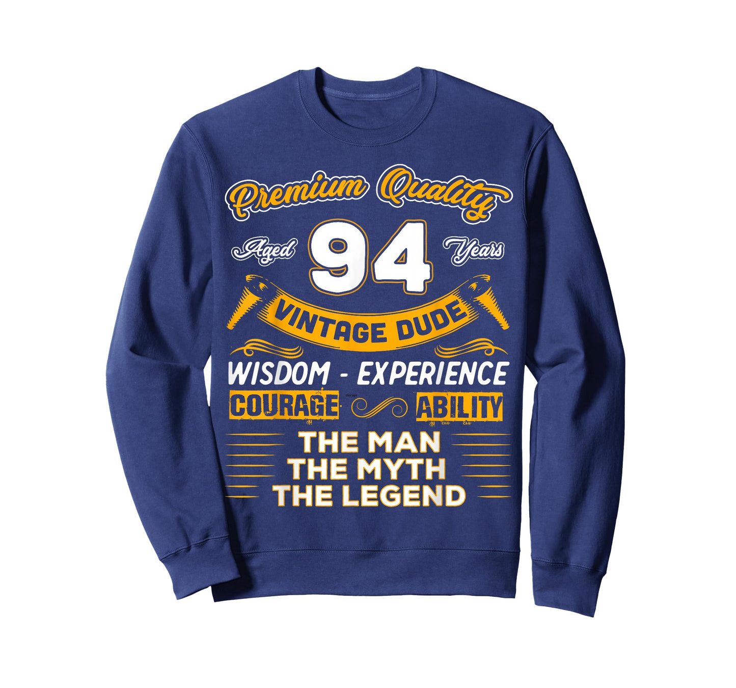 Vintage Man Myth Legend 94th Birthday Gift for 94 Years Old T-Shirt