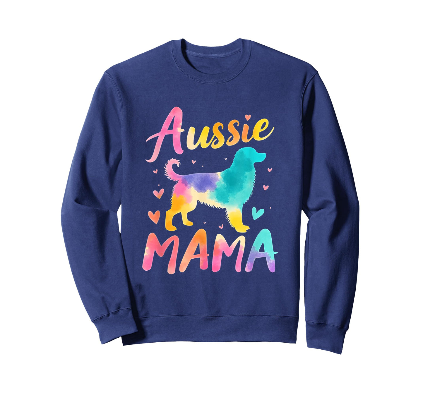 Australian Shepherd Mama Colorful Australian Shepherd Mom T-Shirt