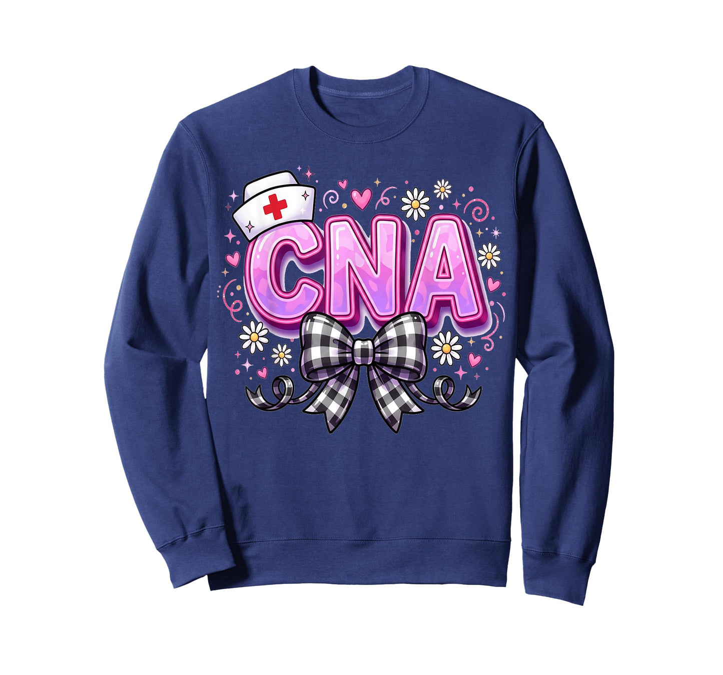 Hearts Certified Nursing Assistant Nurse CNA Valentines T-Shirt