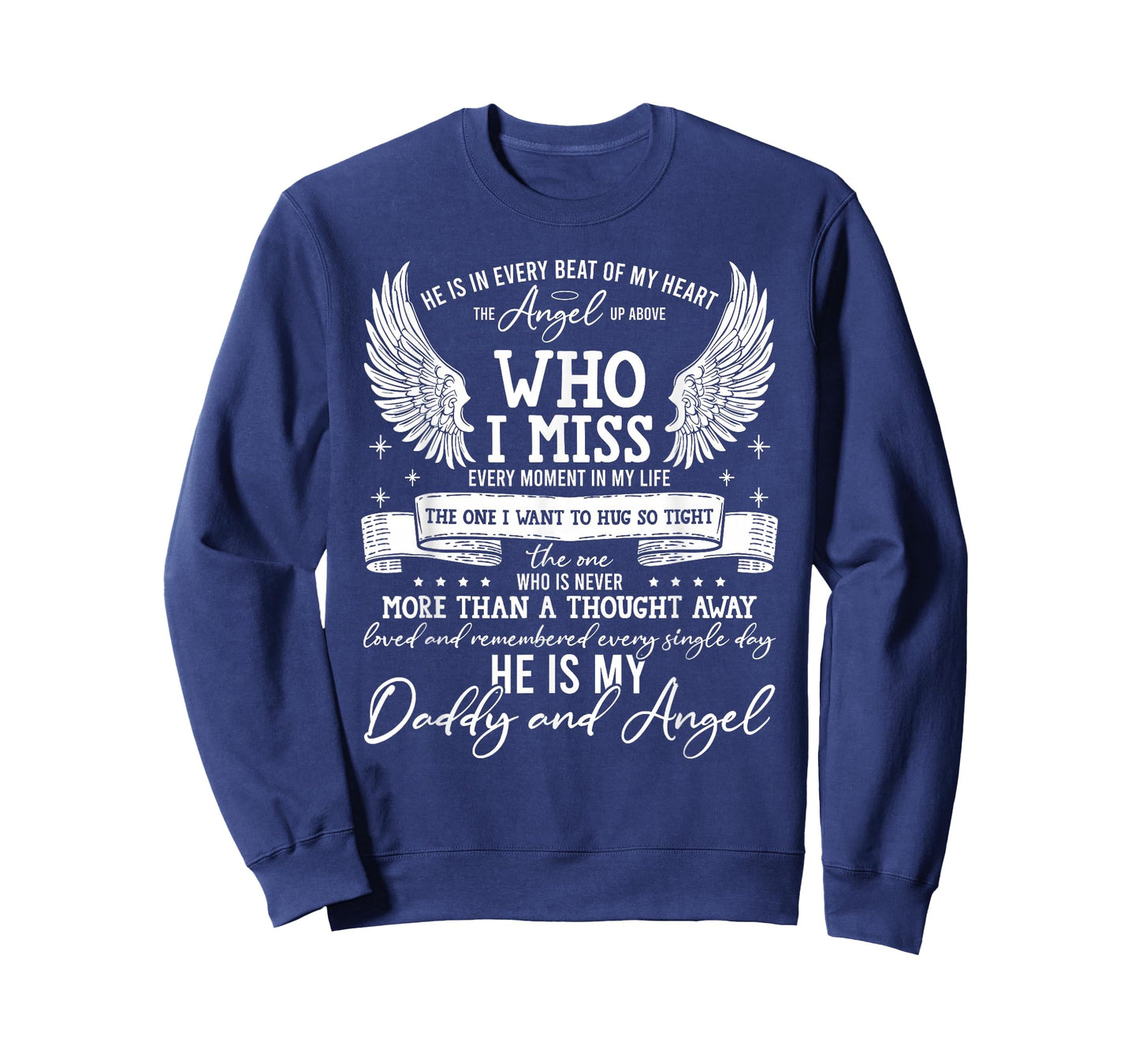 My Daddy is My Guardian Angel in Heaven, Grief to Daddy T-Shirt