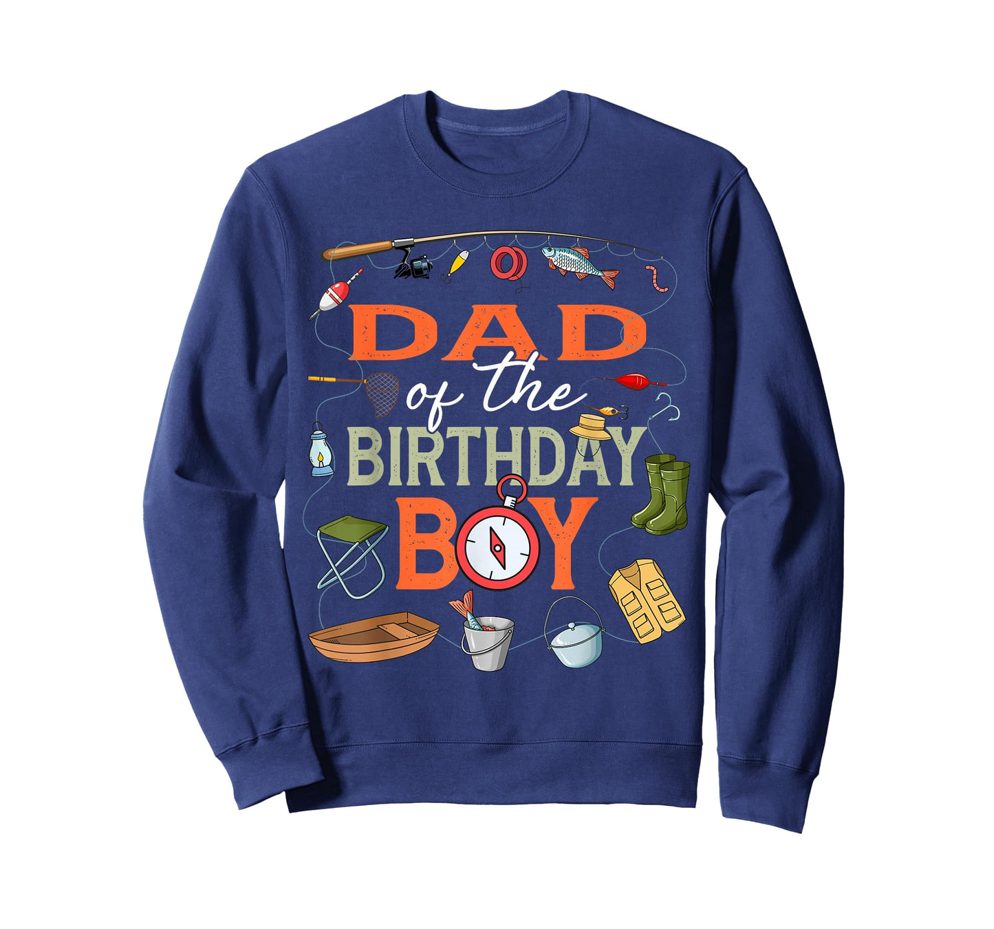 Dad of The Birthday Boy Fishing First Birthday Party T-Shirt