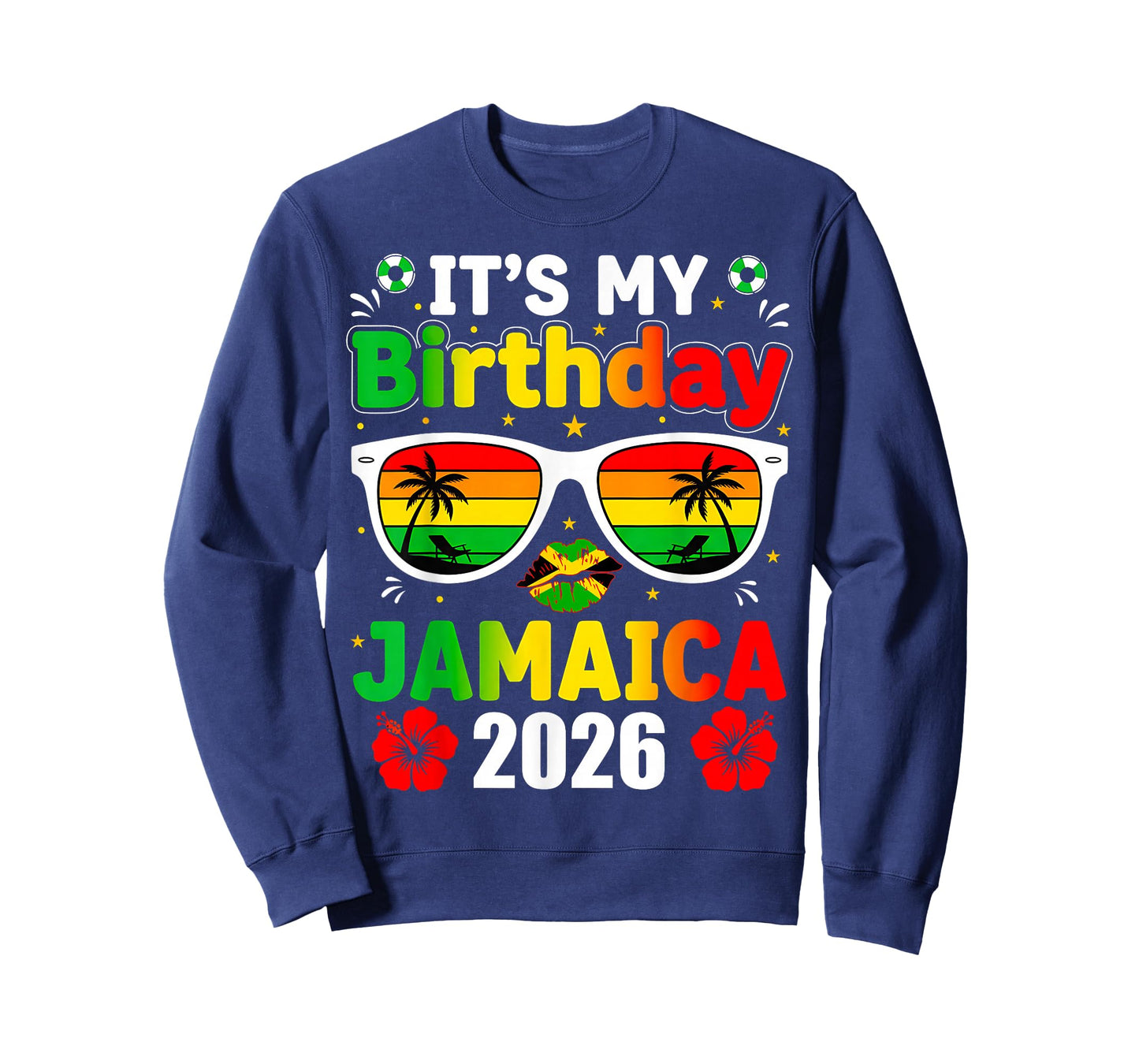 Jamaica Vacation 2026 Birthday Squad Family Trip Crew T-Shirt