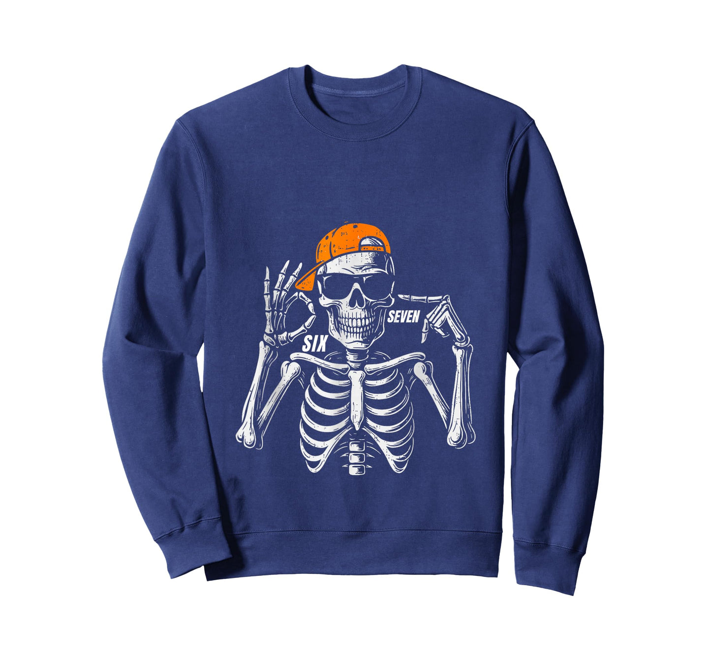 67 Meme Trendy Skeleton Halloween Funny Six Seven Gen Alpha T-Shirt