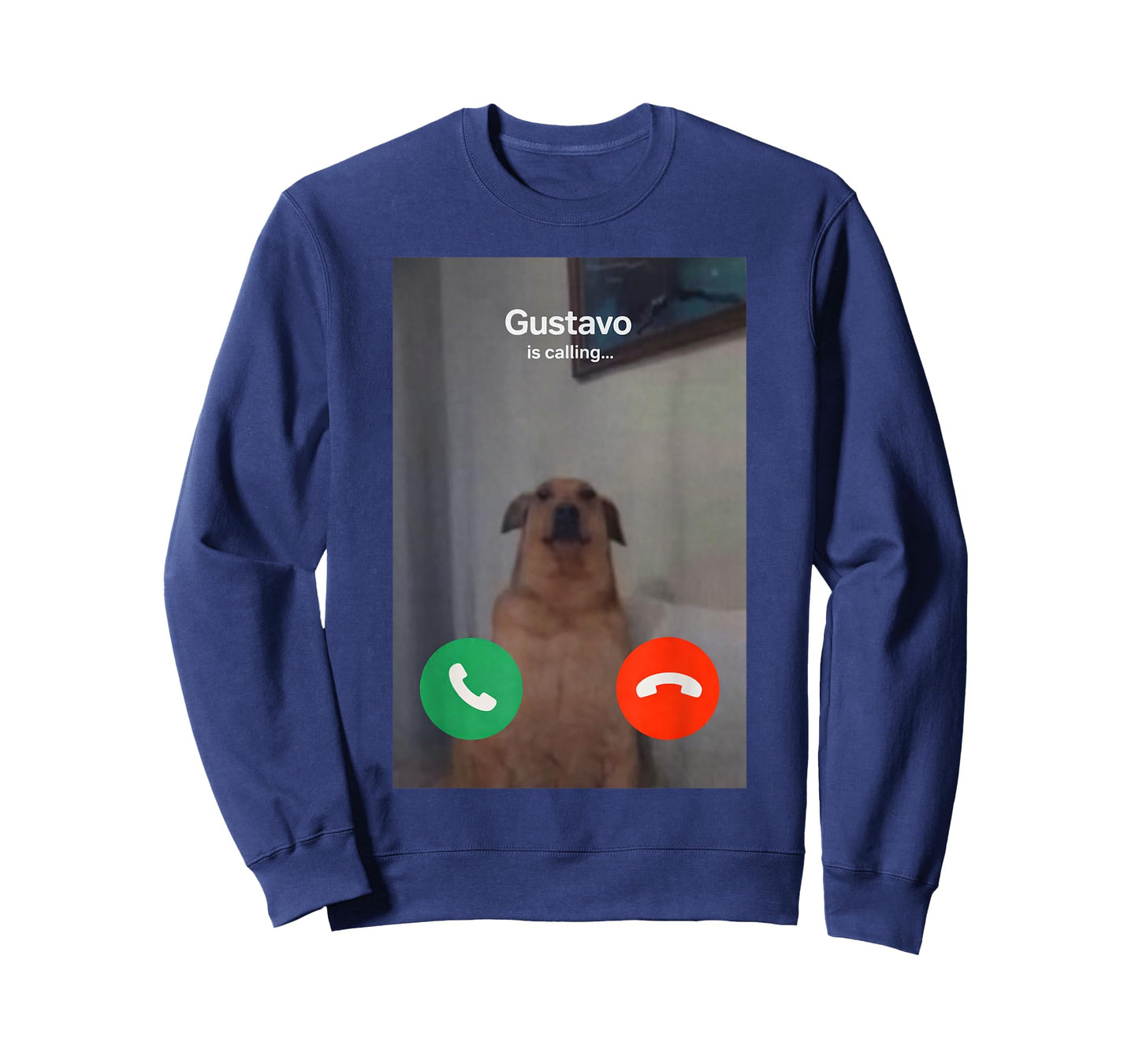 Gustavo The Dog is Calling Incoming Call Brainrot Memes GenZ T-Shirt
