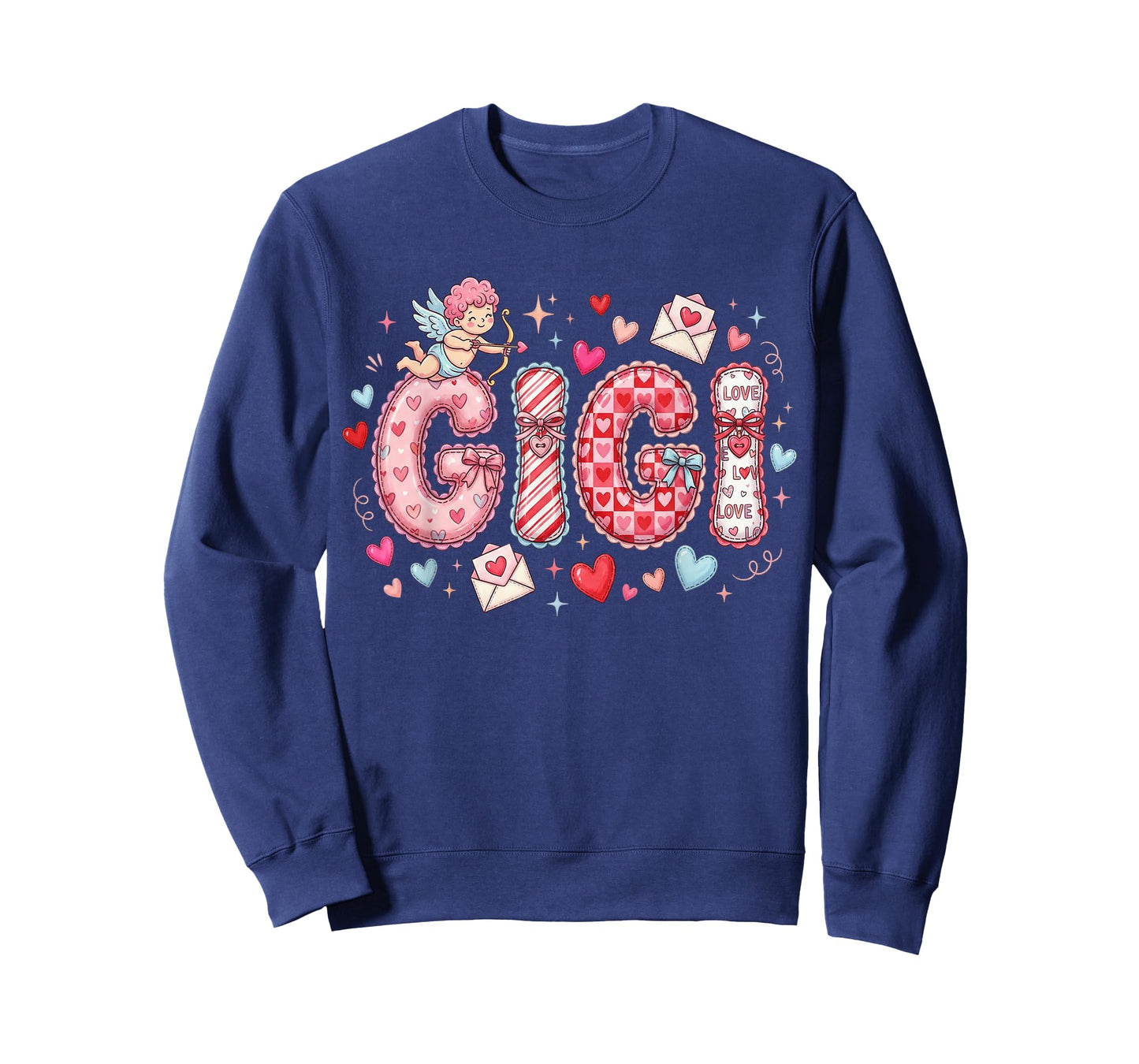 Mama Gifts Mother Love Granny Hearts Gigi Valentine Grandma T-Shirt
