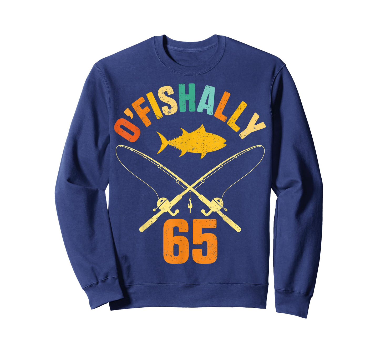 O-Fishally 65 Fisherman Fishing 65th Birthday Party T-Shirt