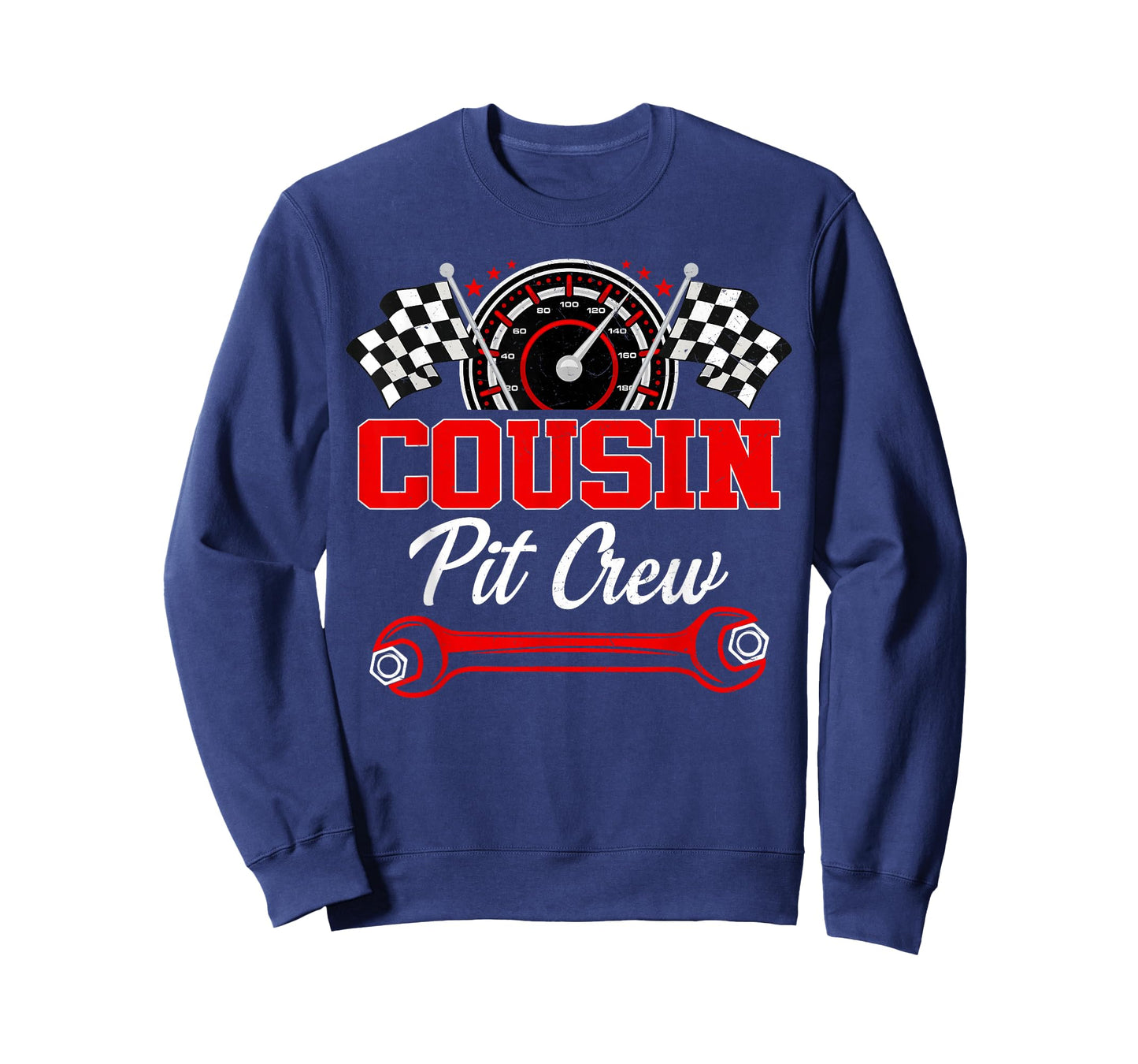 Cousin Pit Crew Birthday Racing Family Matching T-Shirt