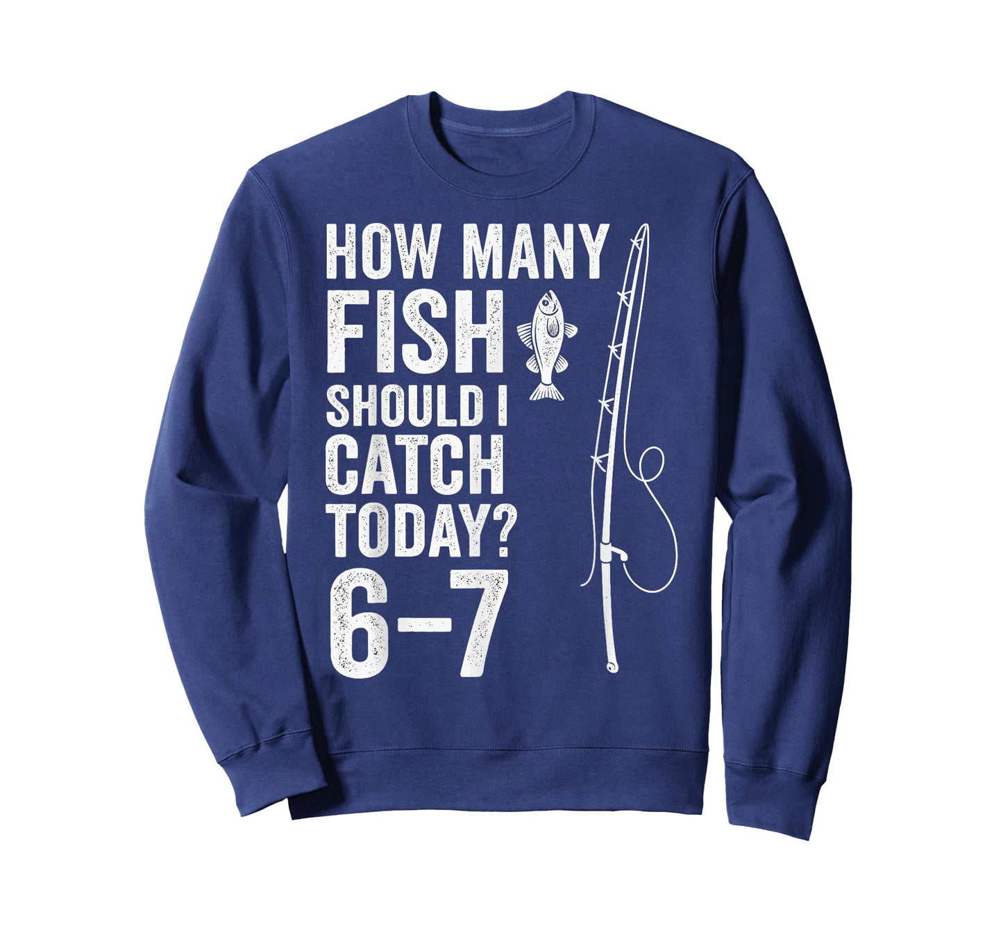 Six Seven Meme Fish Angler 6-7 Funny Fishing 67 T-Shirt