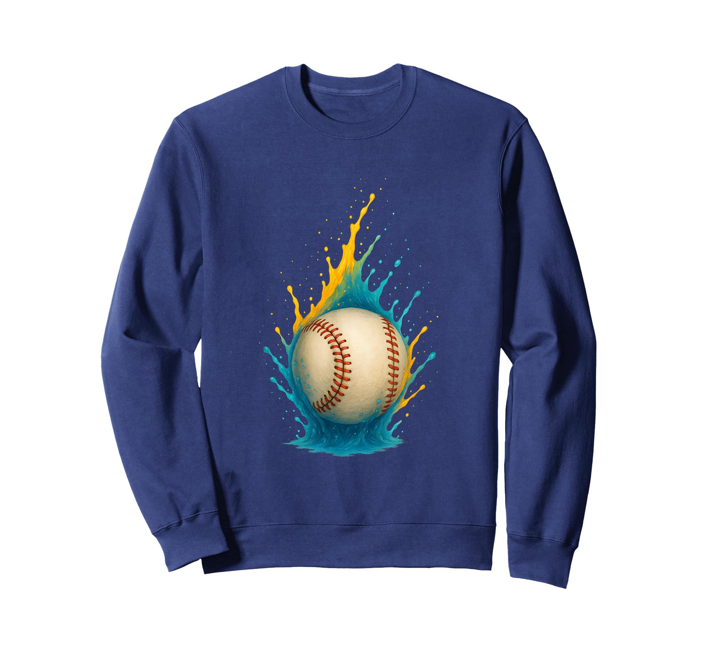 Baseball Splash Team Player for Kids Men Women T-Shirt