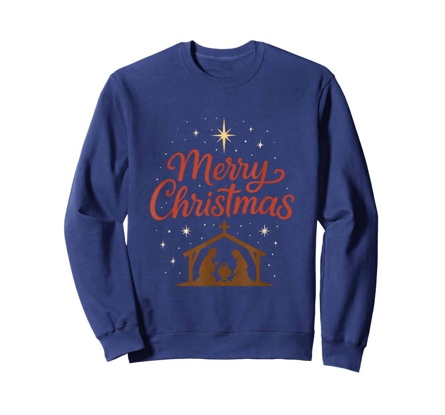 Merry Christ Mas Christian Christmas Jesus Christmas Family T-Shirt